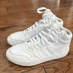 Adidas Women’s White High Top  Sneakers